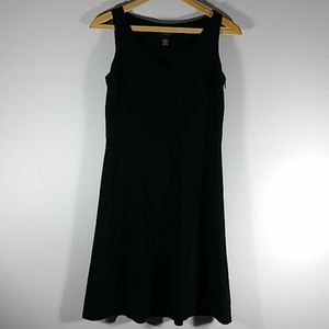 ANN TAYLOR Petites  Black slvless dress Sz 2P